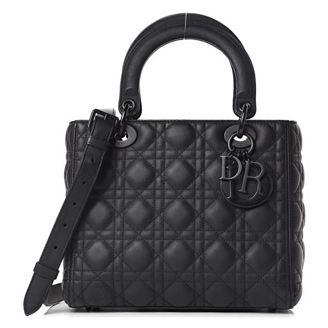 dior black ultramatte calfskin|lady dior ultra matte purses.